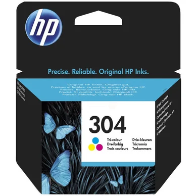 HP 304 -mustekasetti, 2 ml, kolmiväri