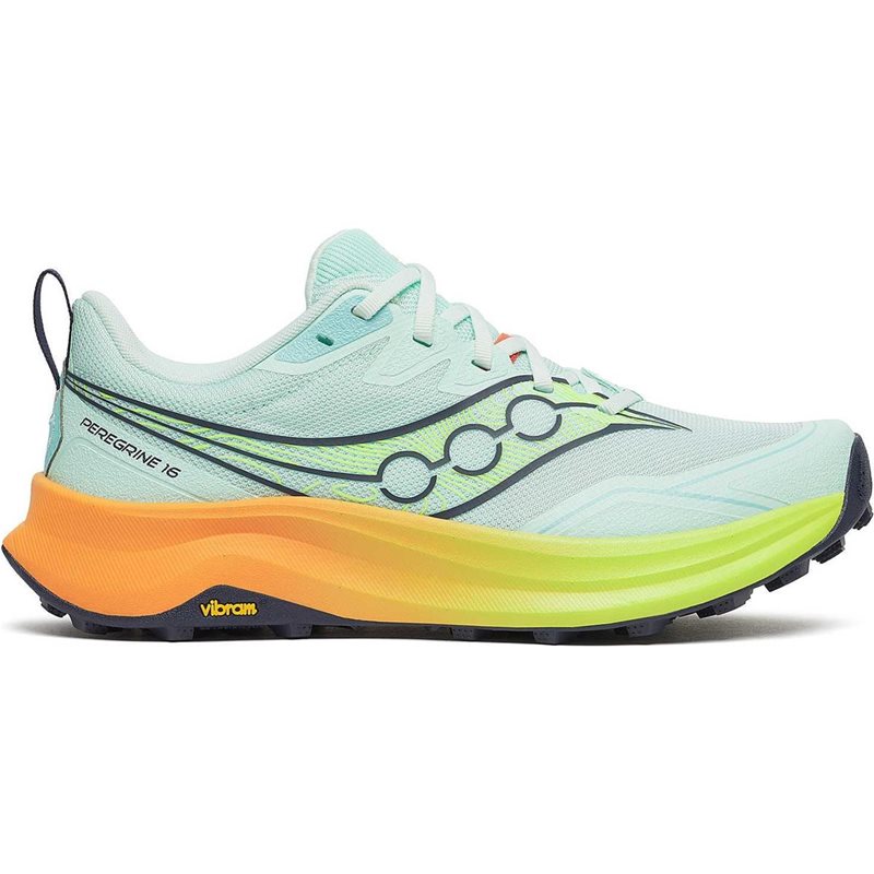 Saucony Peregrine 16 W Aqua/Citron - 40
