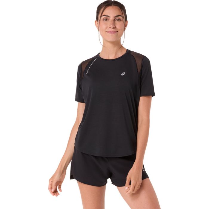 ASICS Road SS Top K. L Musta Naiset