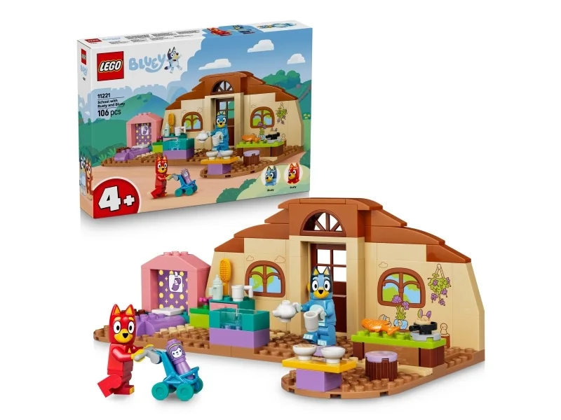 Rasse ja Tuuri koulussa LEGO® Bluey (11221)