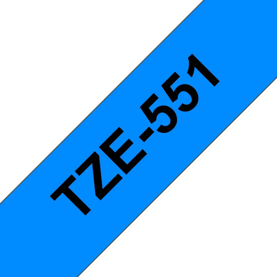 Brother Tape 24mm Tze-551 Musta/sininen