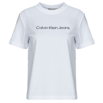 Calvin Klein Jeans Paita musta / valkoinen