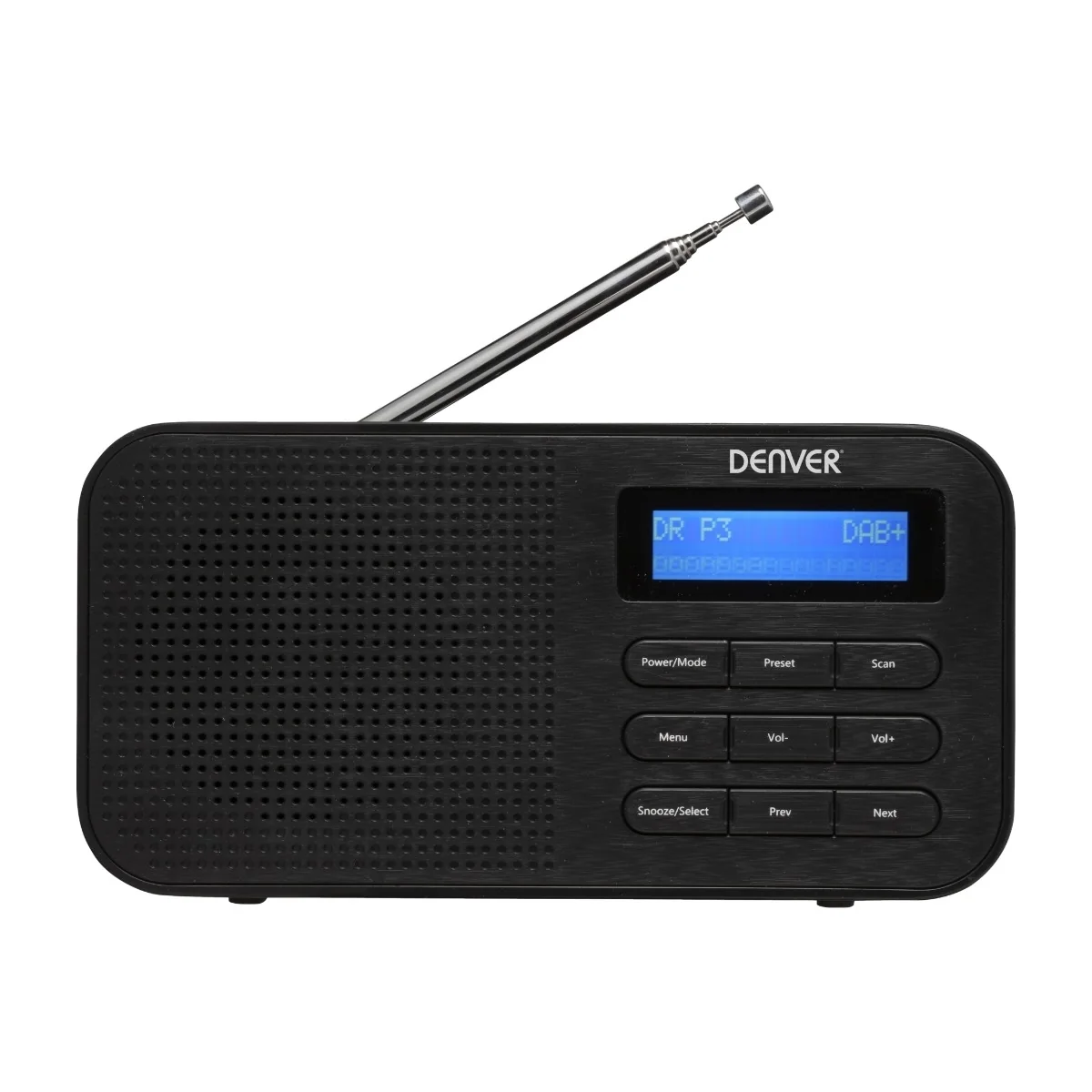 Denver DAB-42 DAB+/FM radio, musta