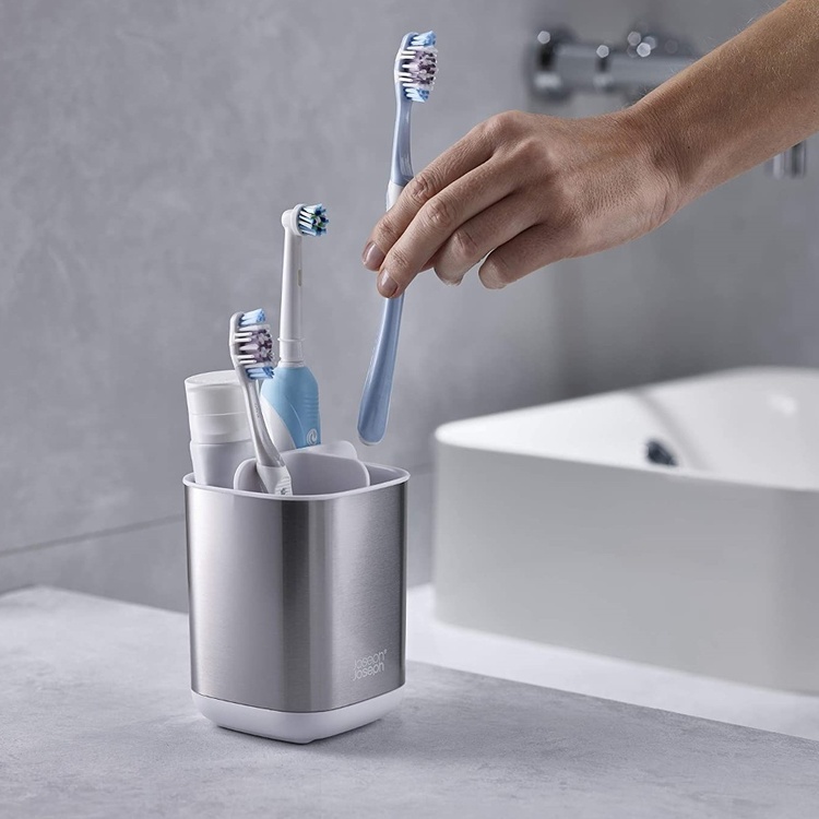 Joseph Joseph 70530 toothbrush holder, stainless steel