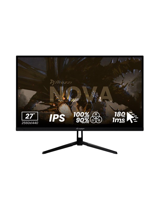 Arozzi Nova 49" DQHD, VA -kaareva pelinäyttö, USB hub