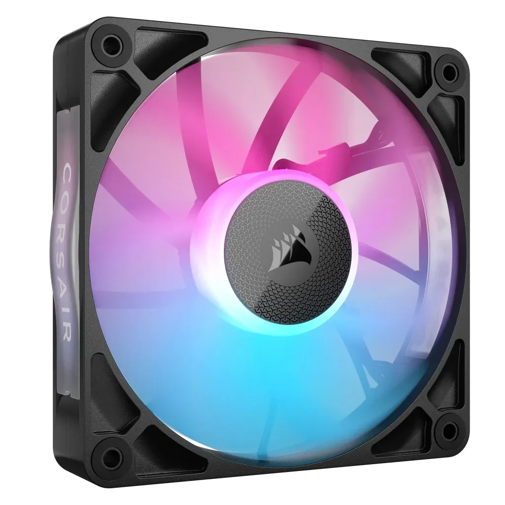 Corsair iCUE LINK RX120 RGB - Kotelotuuletin - 120mm - Musta RGB LED valolla - 36 dBA