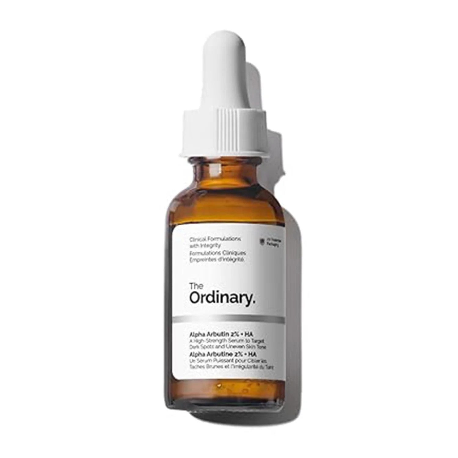 The Ordinary Alpha Arbutin 2% + HA valaiseva kasvoseerumi hyaluronihapolla 30 ml