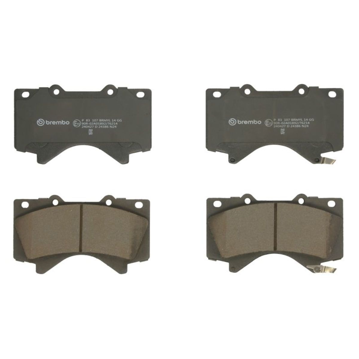 Jarrupalat, levyjarru BREMBO P 83 107