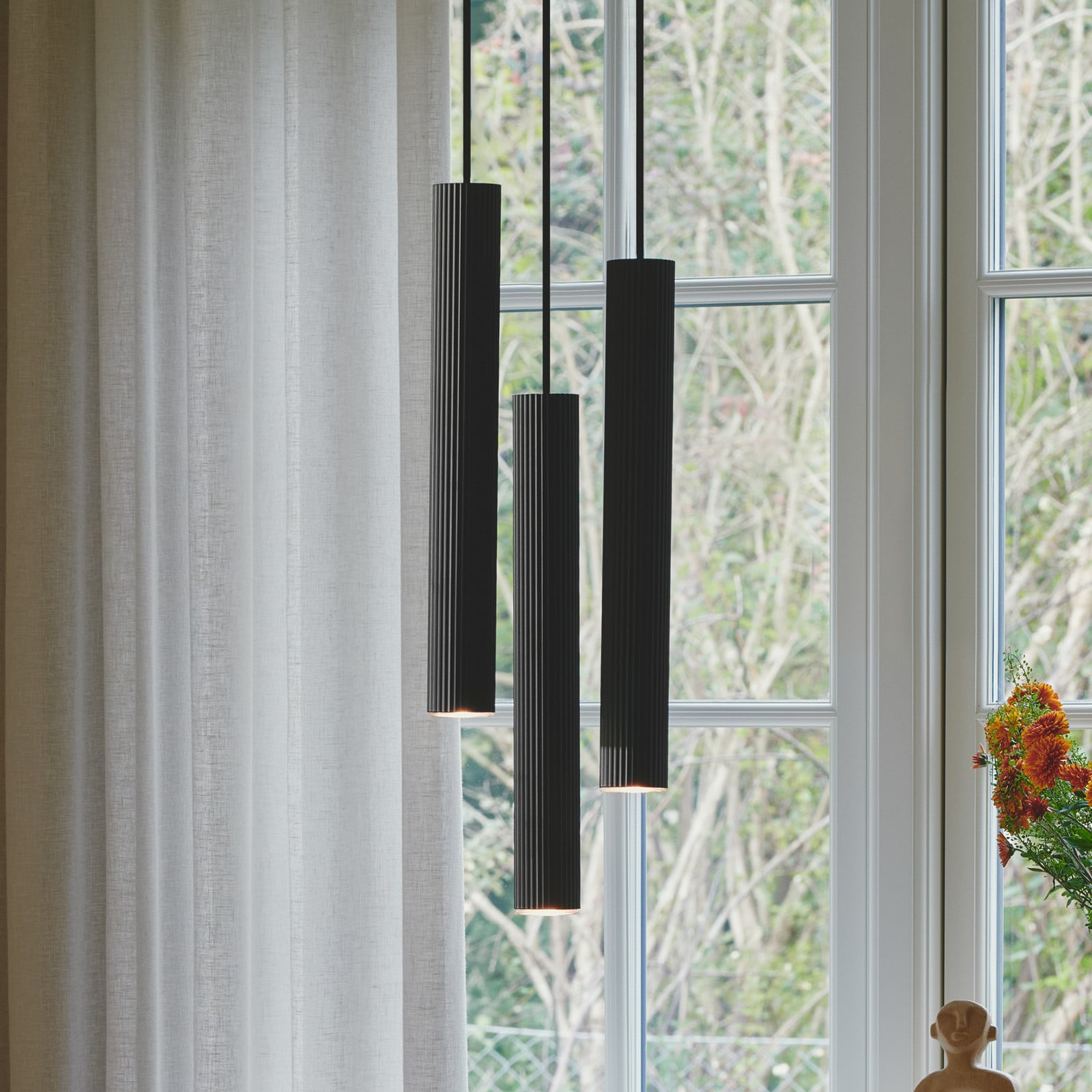 Vico 3 Riippuvalaisin Black - Nordlux - Ruokailutila - Alumiini - Monilamppuinen