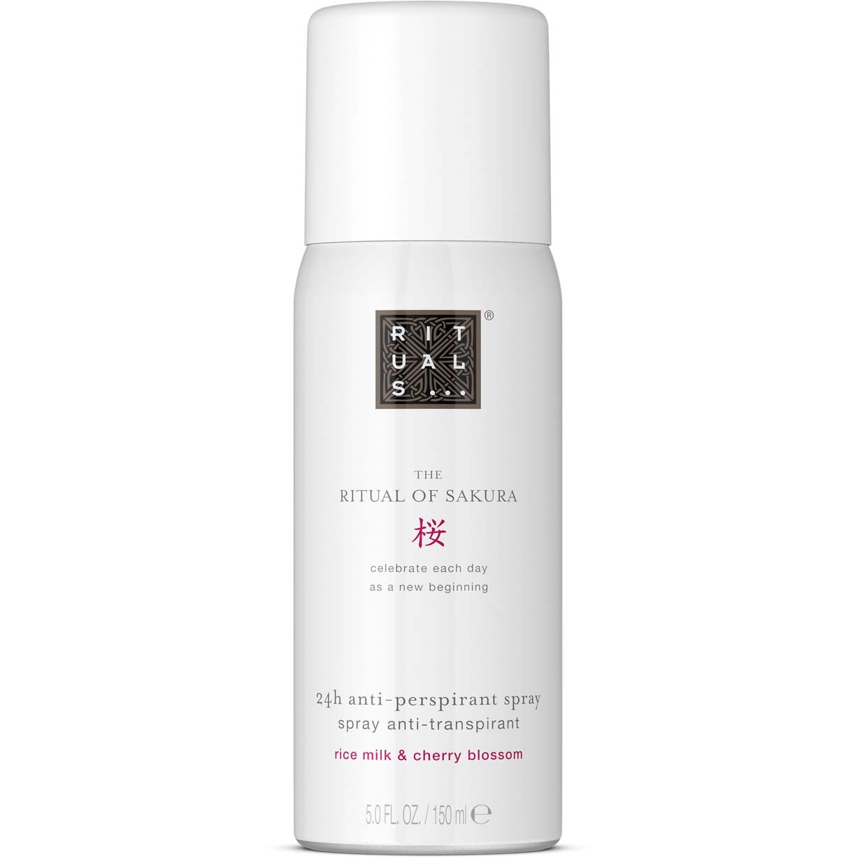 Rituals The Ritual of Sakura Anti-Perspirant Spray - Kukkainen - Riisimaito ja Kirsikkapuunkukka 150 ml