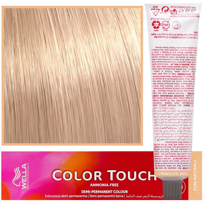 Hiusväri WELLA COLOR TOUCH 60 ml 10/05 Luonnollinen vaalea mahonki