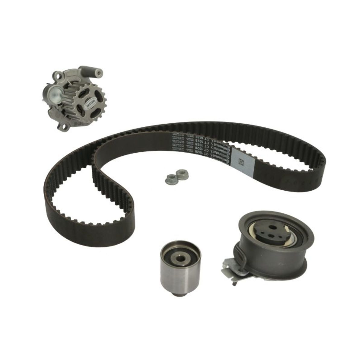 Vesipumppu + jakohihnasarja CONTITECH CT1028WP3