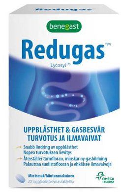 Benegast Redugas purutabletit 20 kpl