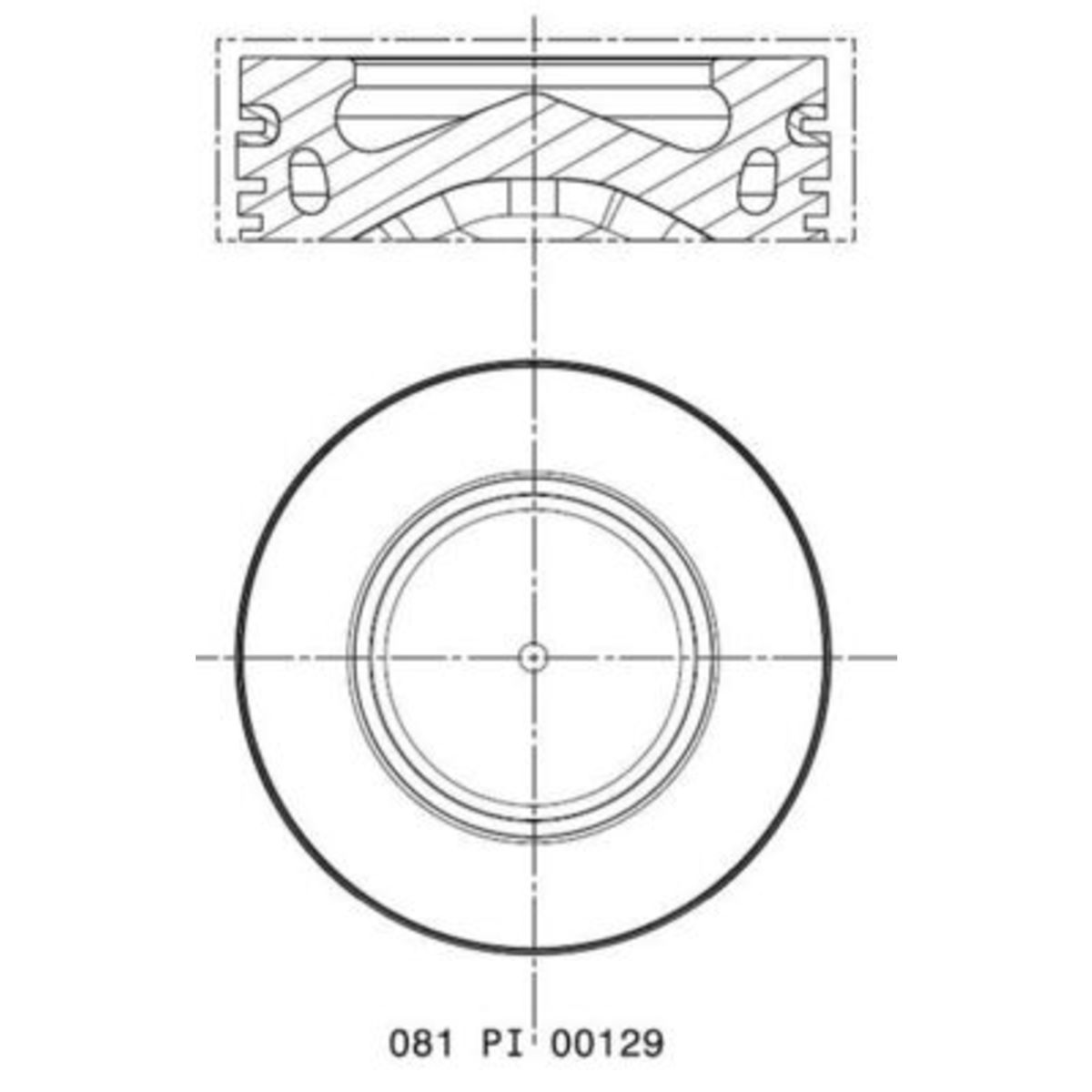Männät MAHLE 081 PI 00129 002