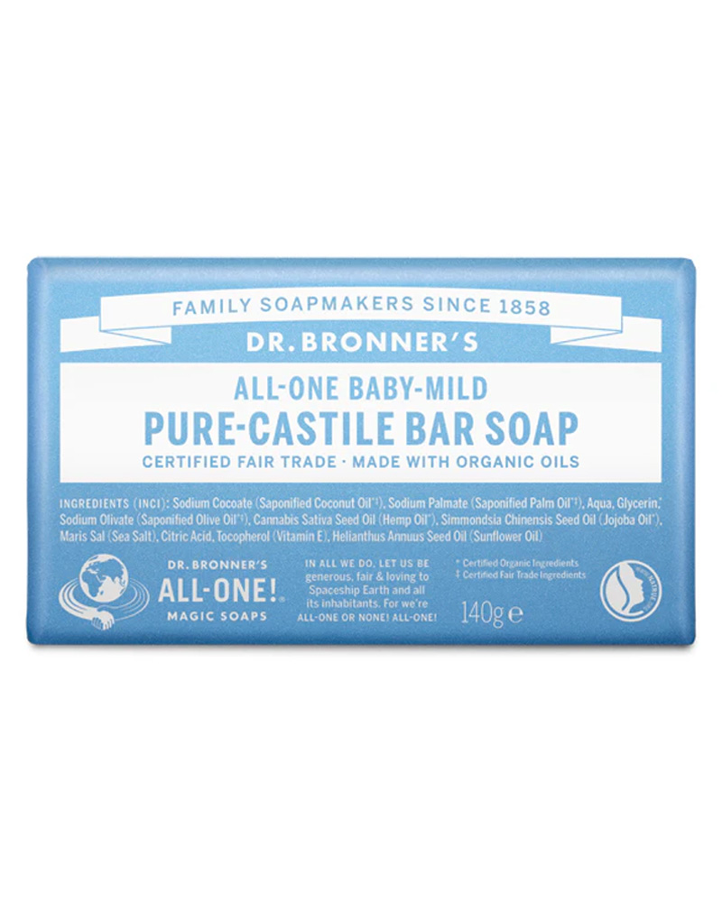 Dr. Bronner's BarSoap Neutral-Mild 140 g