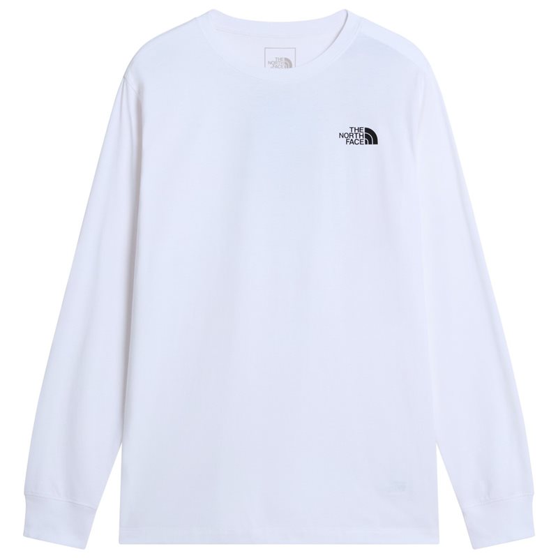The North Face M Evolution Box Nse Regular Long Sleeve Tnf White - L