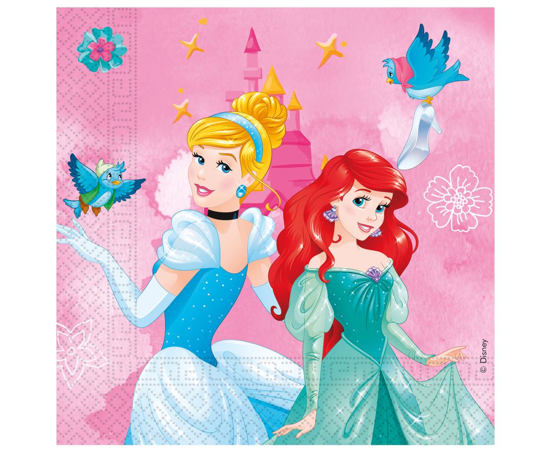 Lautasliinat Disney-prinsessat - 20-pakkaus