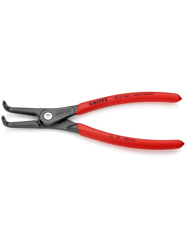KNIPEX Tarkkuuslukkorengaspihdit, ulkorenkaisiin akseleilla