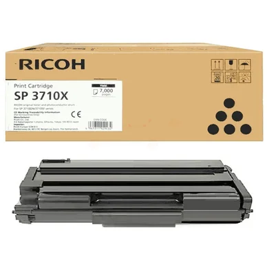Ricoh Ricoh SP 3710X Värikasetti Musta 408285 Vastaa: N/A