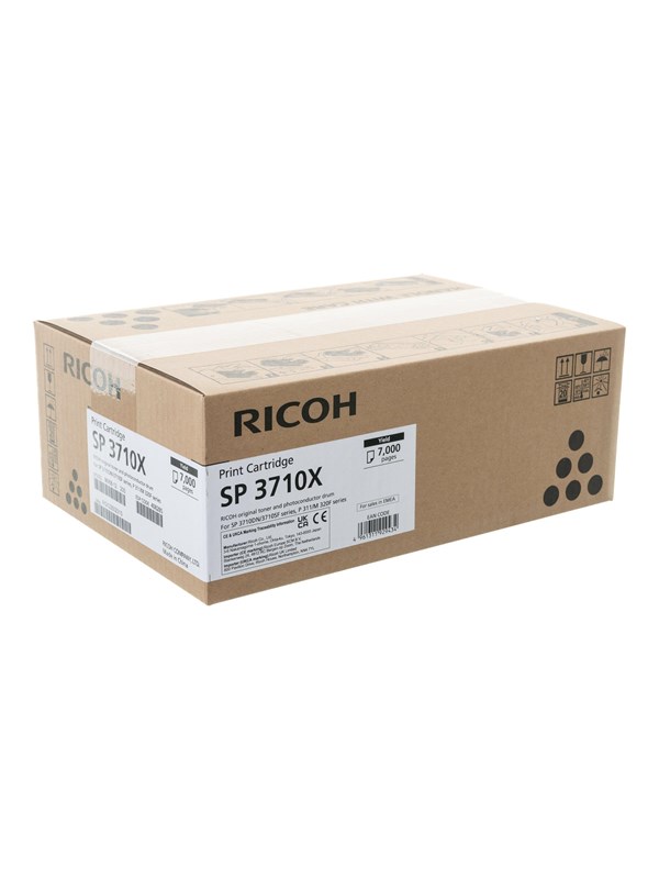 Ricoh Ricoh SP 3710X Värikasetti Musta 408285 Vastaa: N/A