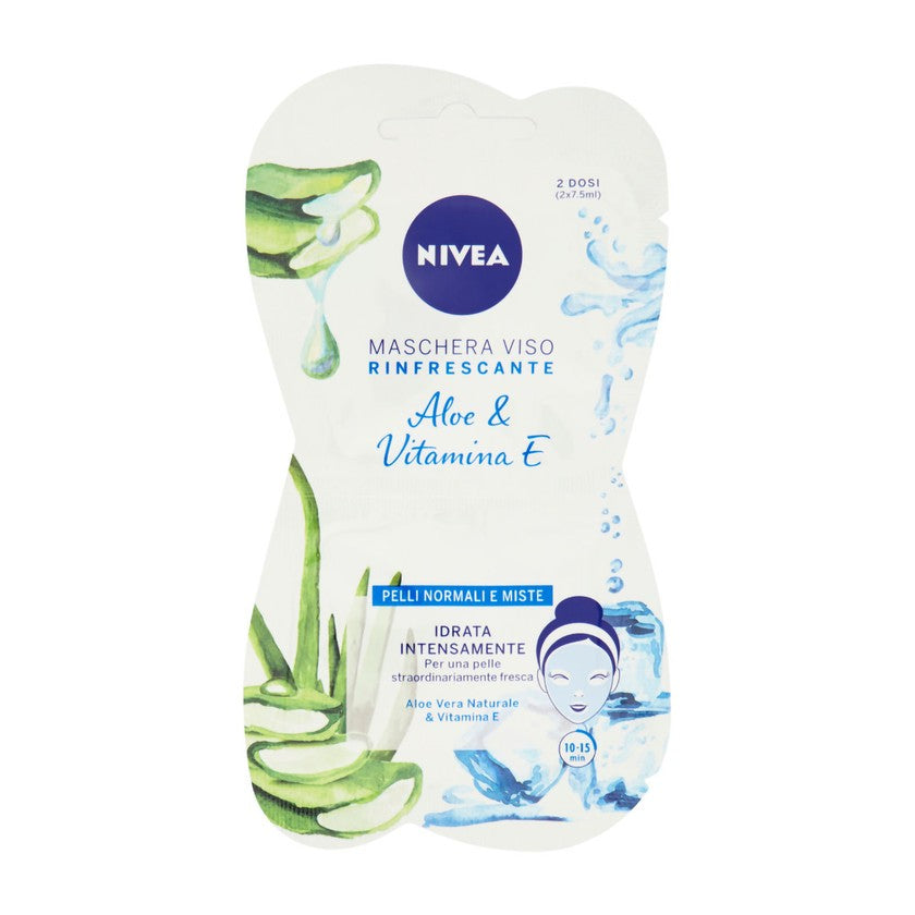 Nivea Kosteuttava ja virkistävä kasvonaamio 15 ml
