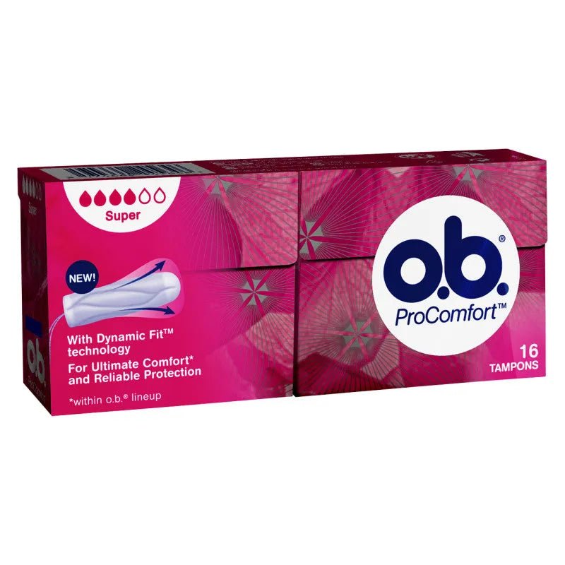 O.B. ProComfort Tampons 16-pack Super