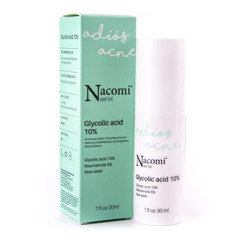 Nacomi NL, glykolihappo 10%, 30 ml