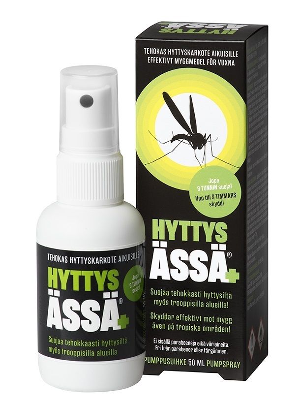 Hyttysässä+ pumppusuihke 50 ml