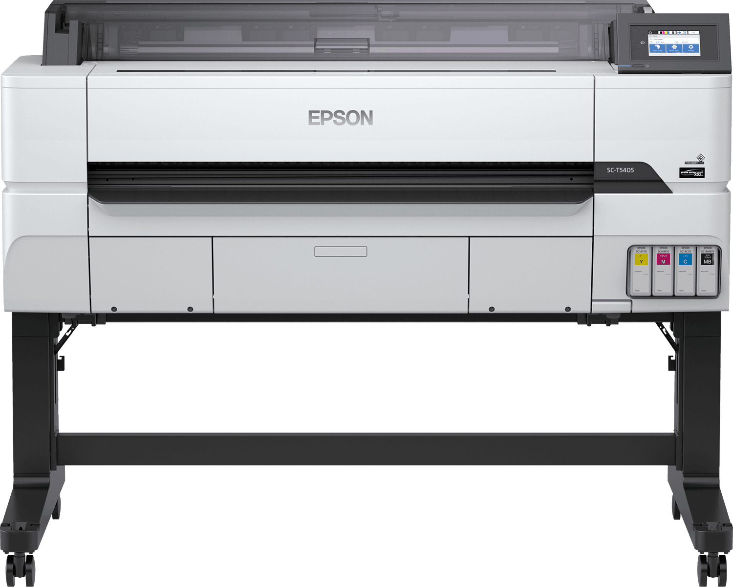 Epson SureColor SC-T5405 - Jalustalla - 36 suurikokoinen tulostin - väri - mustesuihkutulostin - Rulla (91,4 cm) - 2400 x 1200 dpi - Gigabit LAN, Wi-Fi(n), USB-isäntä, USB 3.0 - leikkuri