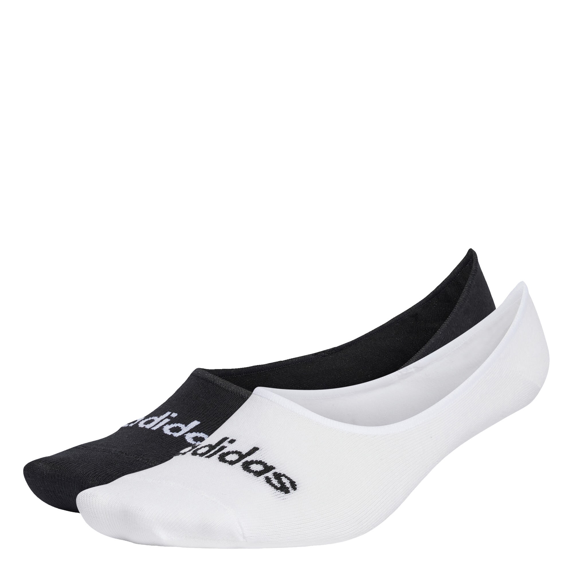 ADIDAS PERFORMANCE Urheilusukat 'Thin Linear Ballerina 2 Pairs' musta / valkoinen