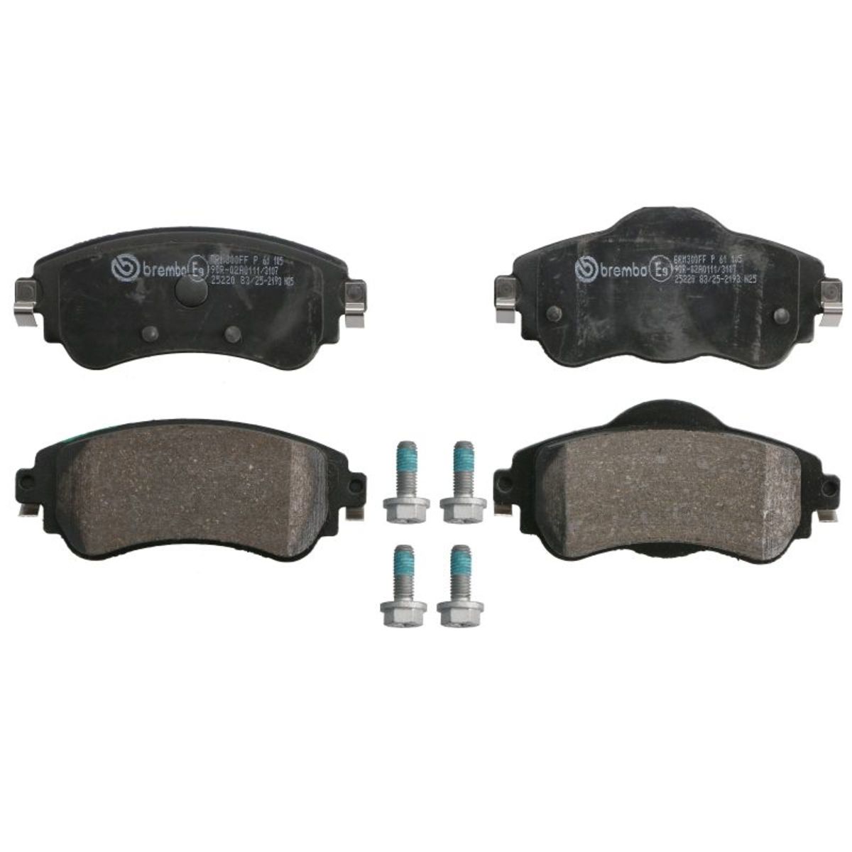 Jarrupalat, levyjarru BREMBO P 61 105