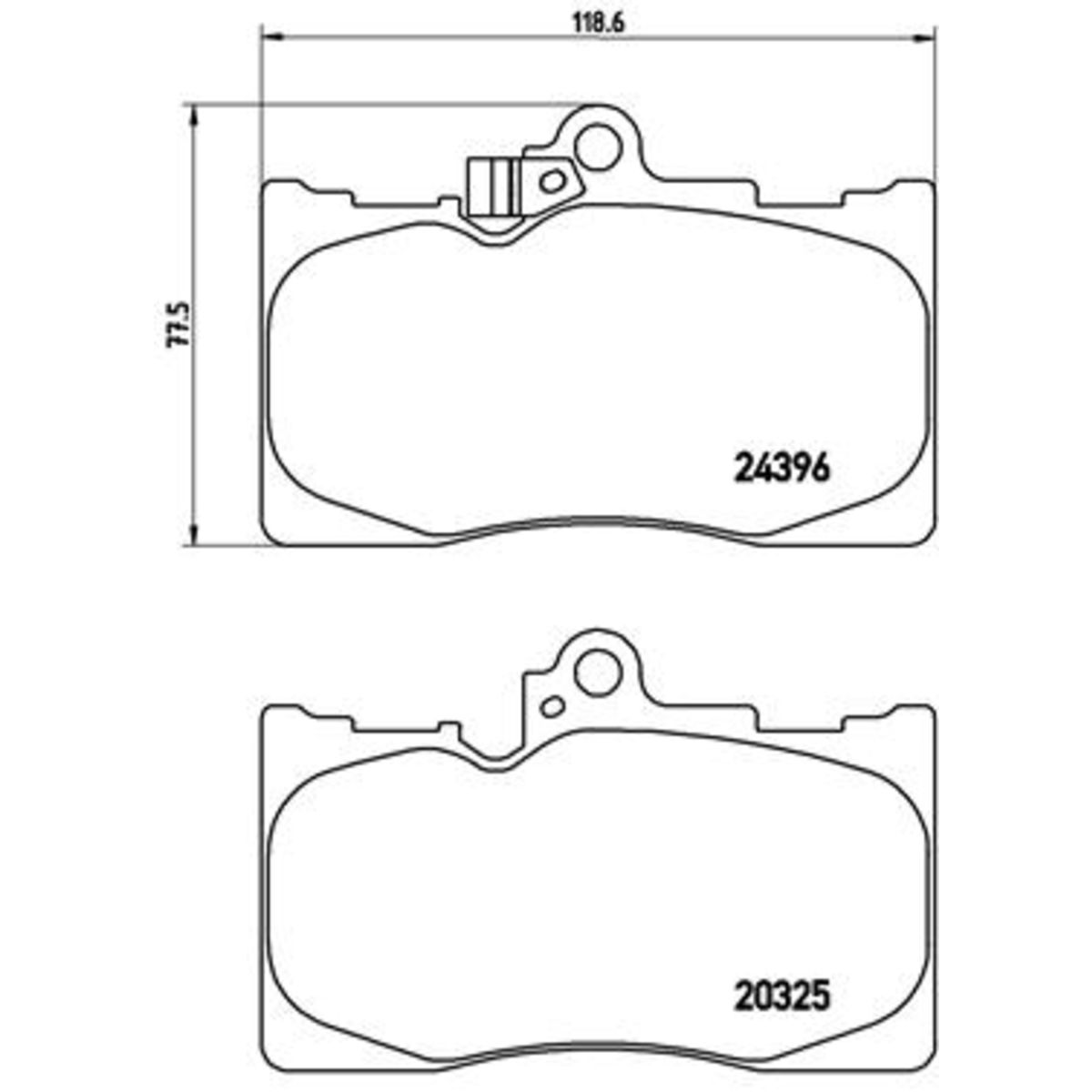 Jarrupalat, levyjarru BREMBO P 83 072