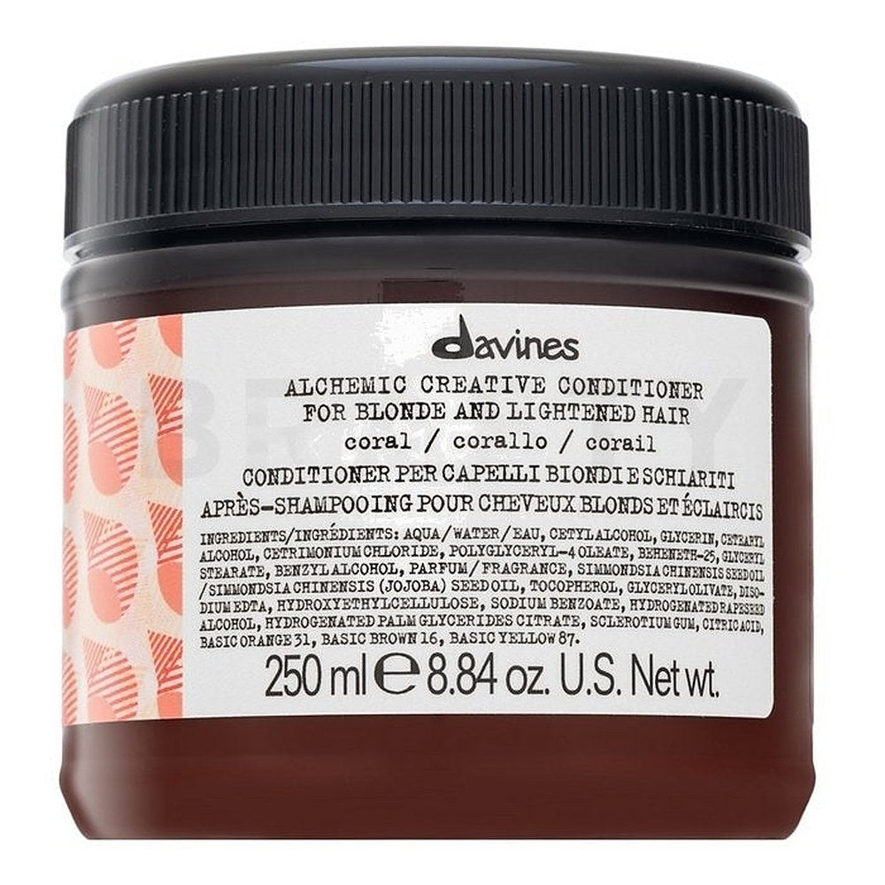 Davines Alchemic Conditioner Coral — värjäävä hoitoaine korallivivahteille 250 ml