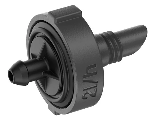 Gardena 13302-20, Tiputuspää, Tiputus-keinokastelujärjestelmä, Muovi, Musta, 2 l/h, 1 kpl