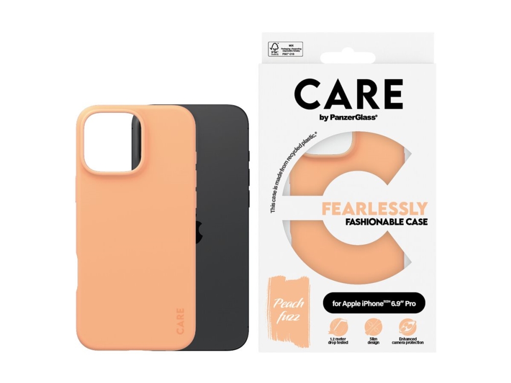 CARE by PanzerGlass Case Fashion Peachy iPhone 16 Pro Max