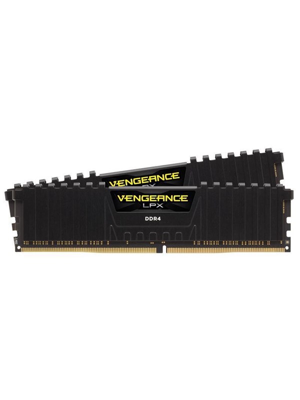 Corsair Vengeance LPX DDR4-3200 - 16GB - CL16 - Dual Channel (2 pcs) - Intel XMP - Musta