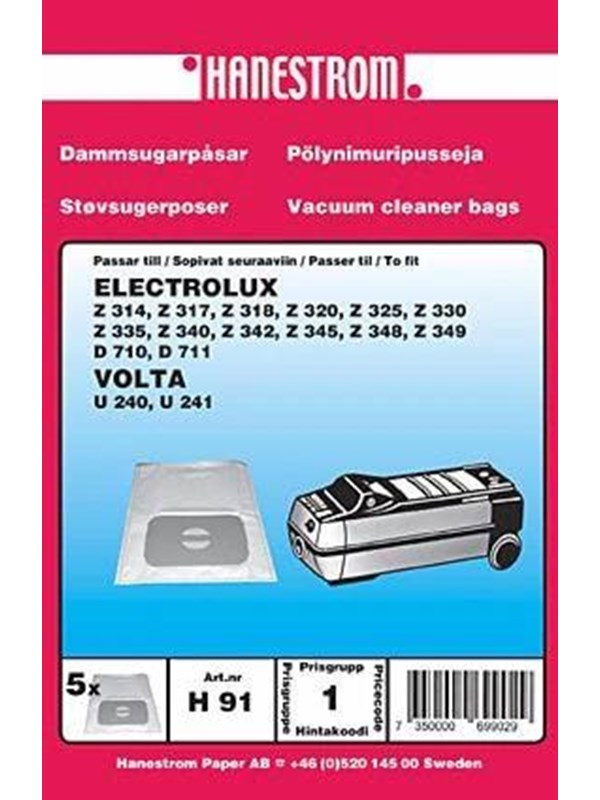 Haneström Pölypussit, mikrokuitu, 5kpl. DU12011 Vastaa: N/A