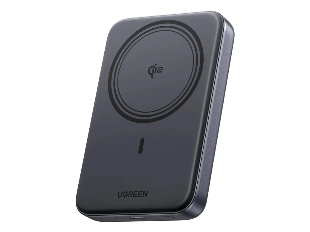 UGREEN PB761 magneettinen 10000mAh Qi2 30W Magsafe powerbank + USB-C-kaapeli musta