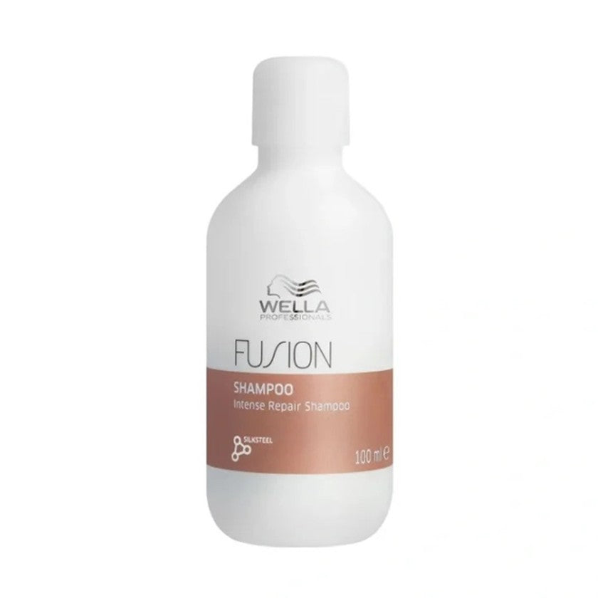 Wella Ammattimainen, tehokkaasti korjaava shampoo vaurioituneille hiuksille Fusion - 100ml
