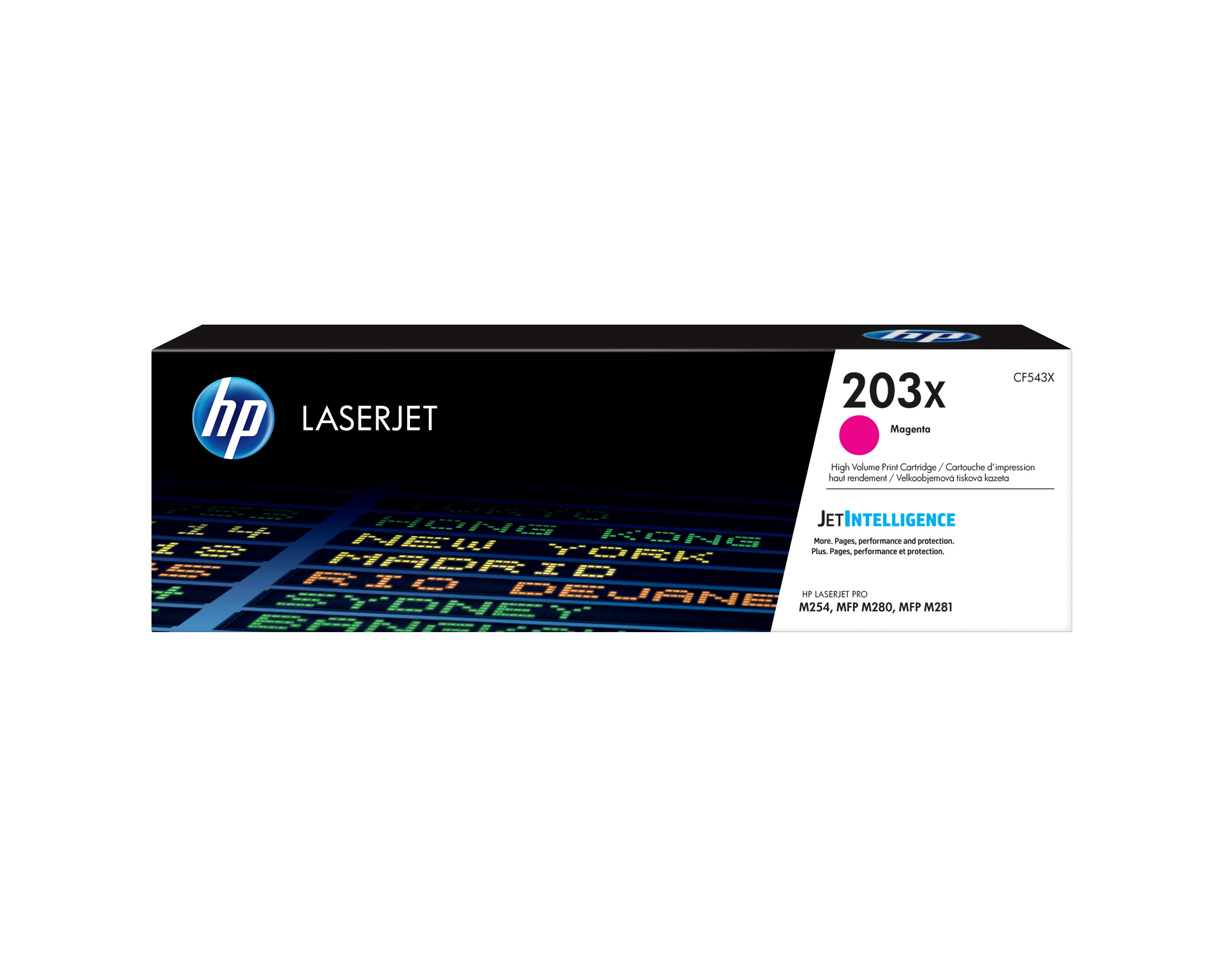 HP 203X / CF543X High Capacity Magenta Toner