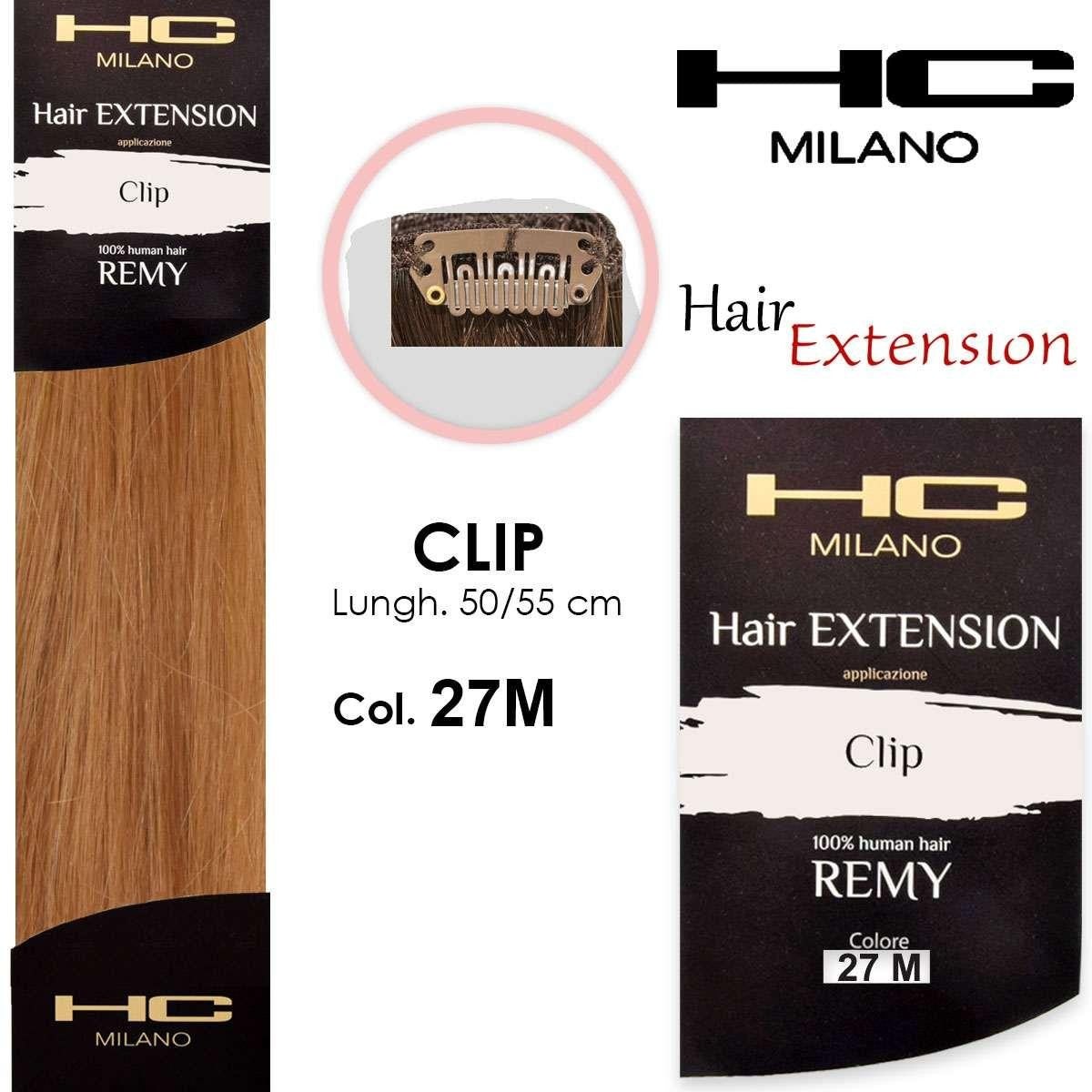 Hc milano jatko 3 remy klipsiä leveys 14-16cm pituus 50cm col.27m