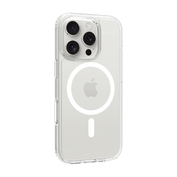 Screenor Bumper MagSafe, iPhone 16 Pro -suojakuori, Läpinäkyvä
