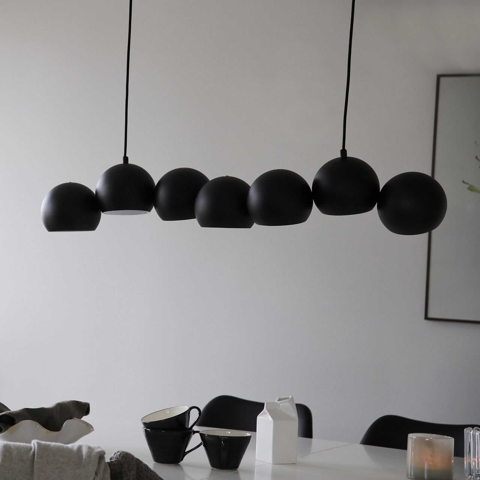 Cupolo 7 Riippuvalaisin Black - Markslöjd - Olohuone - Moderni - Metalli - Monilamppuinen