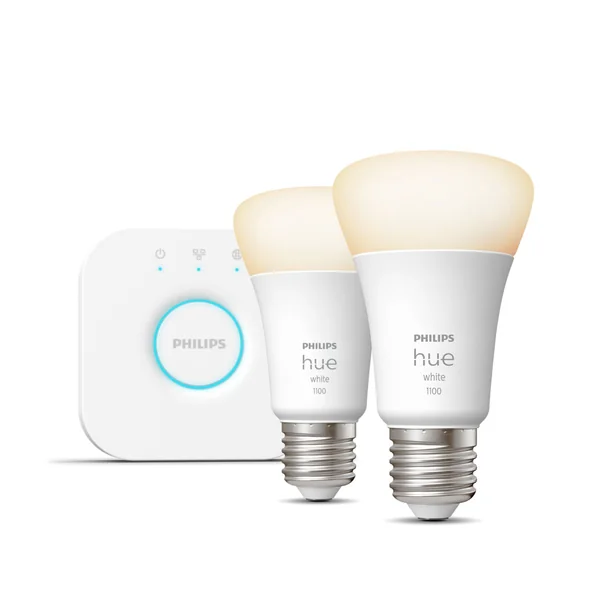 Philips Hue White A60 E27 Starter Kit - Älyvalaistuksen aloitussarja, Valkoinen