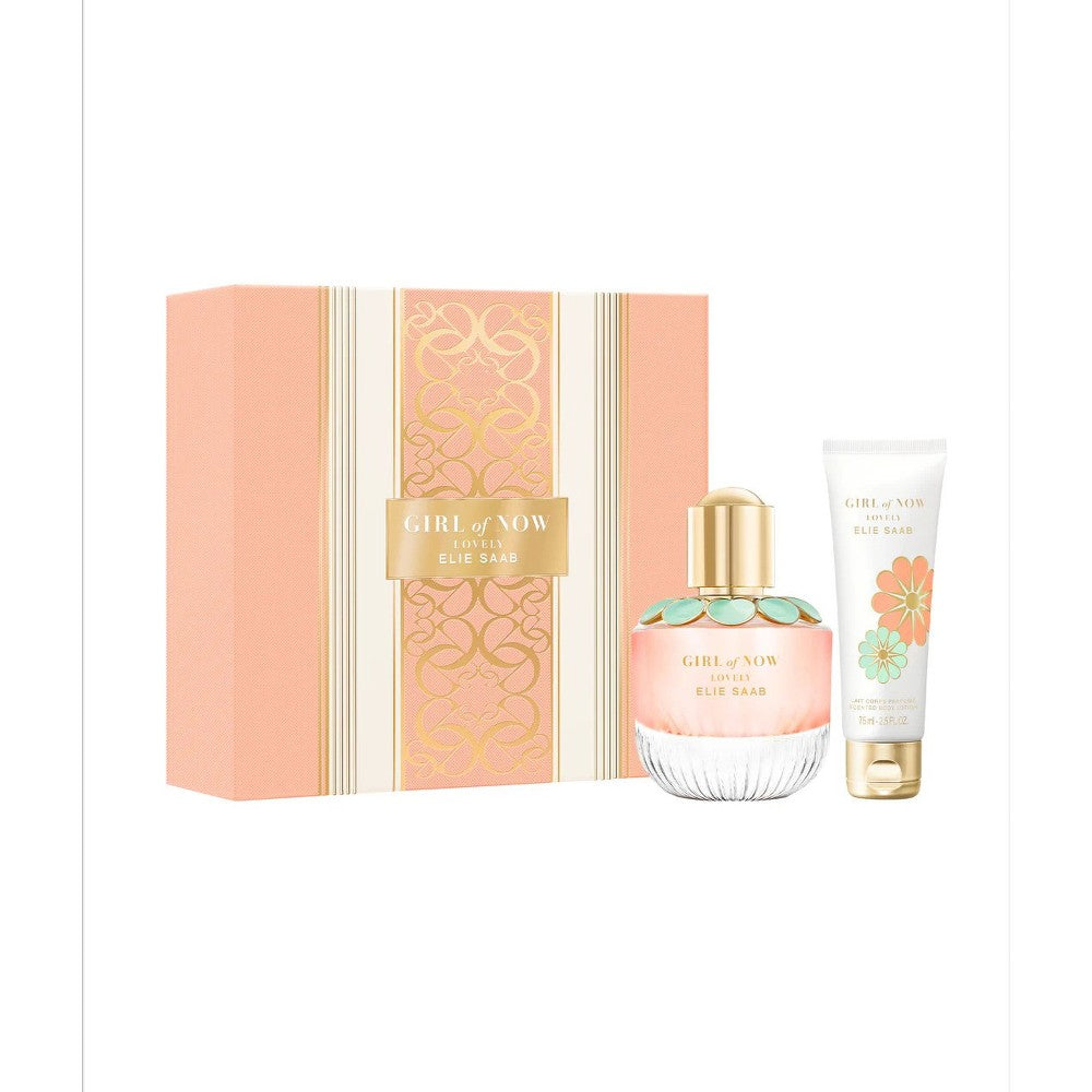 Elie saab Girl of Now Lovely lahjasetti EDP 50ml ja vartalovoide 75ml