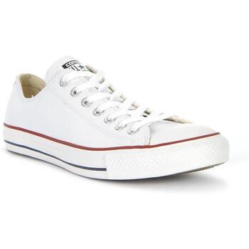CONVERSE Matalavartiset tennarit 'Chuck Taylor All Star Leather' sininen / punainen / valkoinen