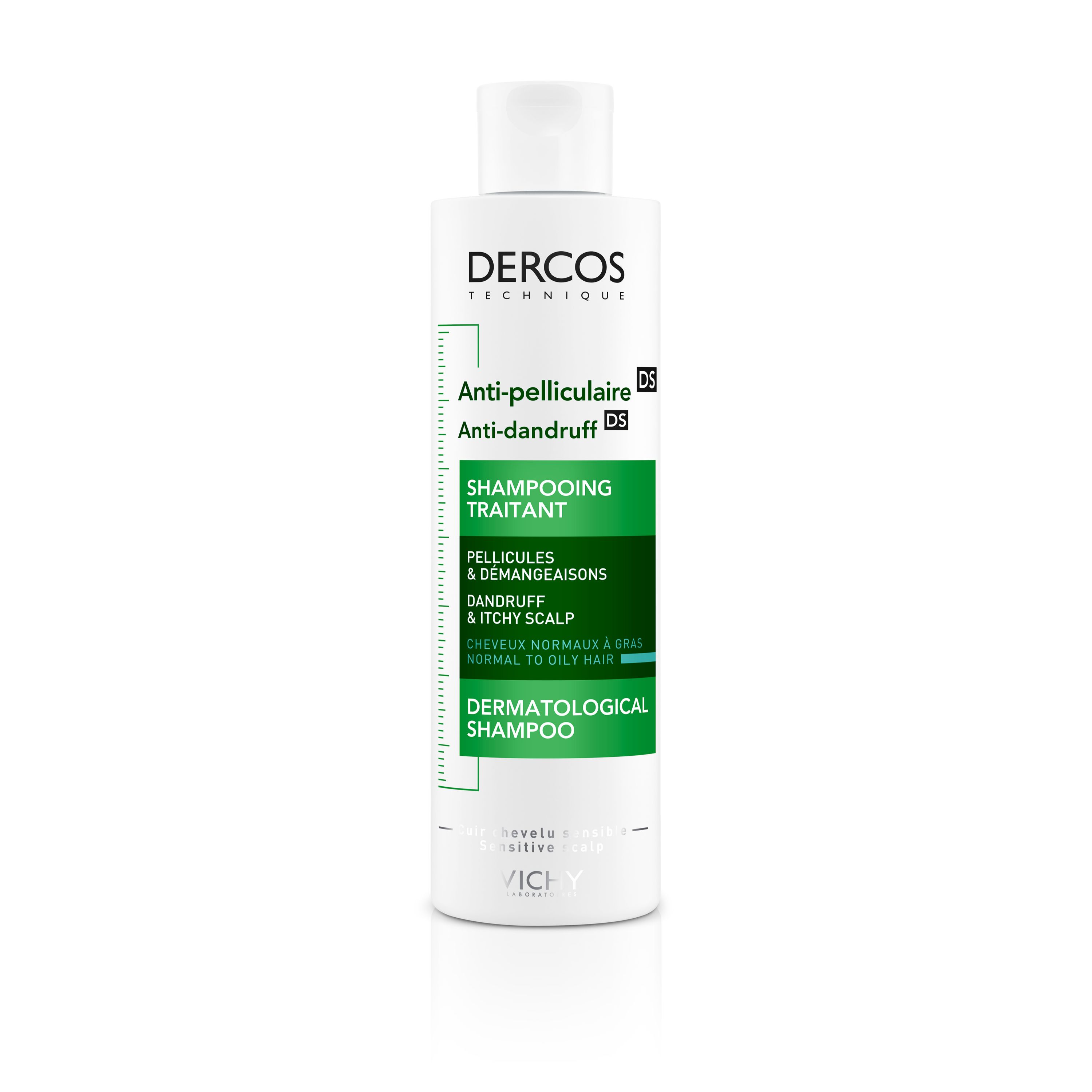 Vichy Dercos hilseshampoo rasvoittuville hiukset 200 ml
