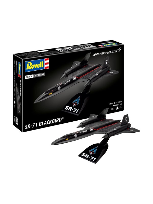 Revell Lockheed SR-71 Blackbird easy-click-system