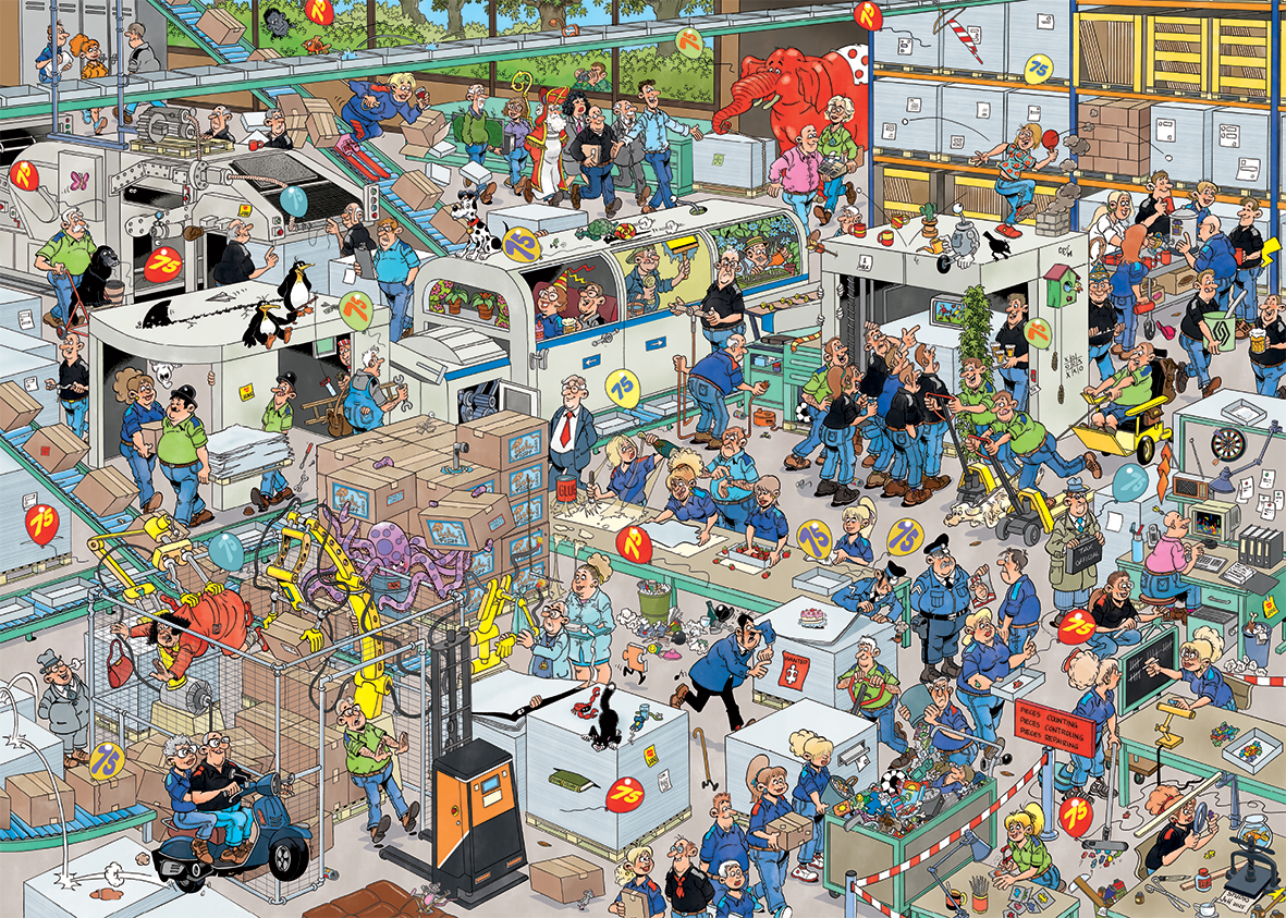 Jan van Haasteren Puzzle Works (1000)