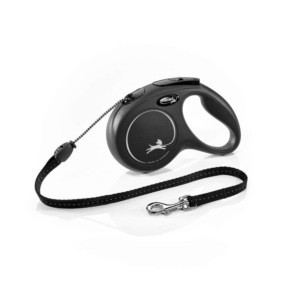 Flexi New CLASSIC M Leash 5 m black